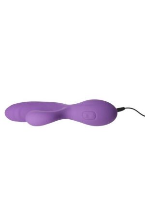 Purple Vibe Rechargeable Silicone Dual Vibe Massager - Purple