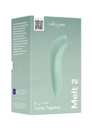We-Vibe Melt 2 Rechargeable Silicone Couples Vibrator - Sage