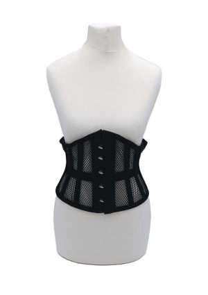 Rouge Mesh Corset - Small/Medium - Black