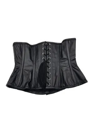Leather Corset - Large/Extra Large - Black