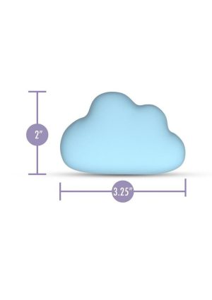 Play With Me Cuddle Cloud Rechargeable Silicone Clitoral Massager - Blue