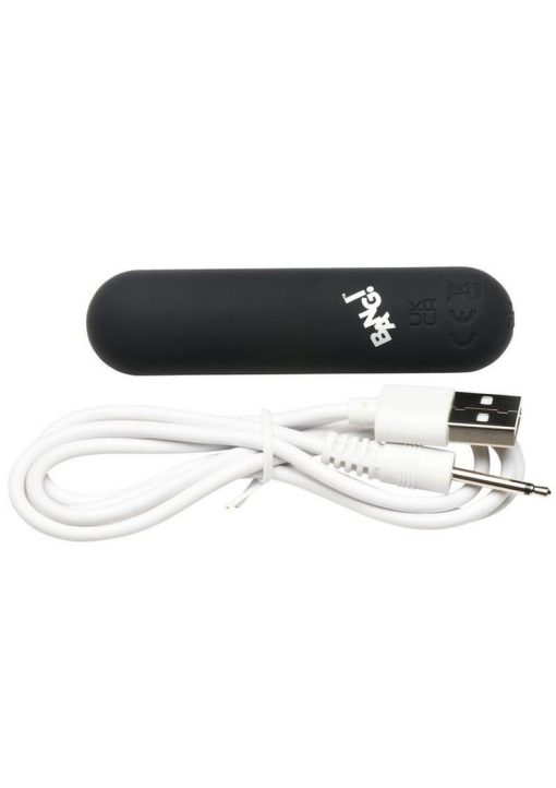 Bang! BG Flexible Rechargeable Silicone Bullet - Black