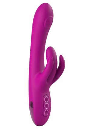JimmyJane Touch Me Pro Rechargeable Rabbit Vibrator - Magenta