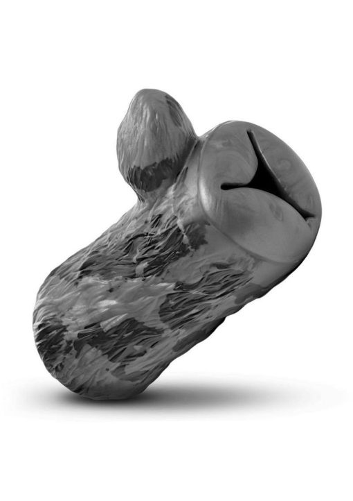 Creature Cocks She-Wolf Silicone Stroker - Black/Silver