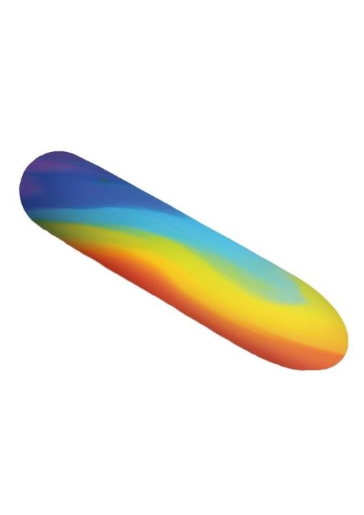 Bang Rainbow Rechargeable Silicone Vibrator - Multicolor
