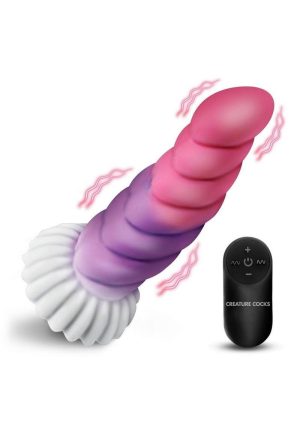 Creature Cocks Cloud Rider Unicorn Rechargeable Silicone Dildo - Multicolor