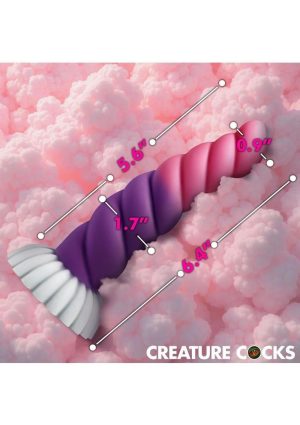 Creature Cocks Cloud Rider Unicorn Rechargeable Silicone Dildo - Multicolor