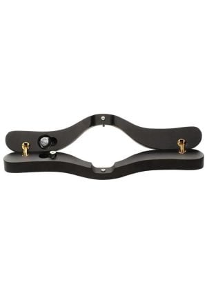 Master Series E-Stim Wooden Humbler - Black