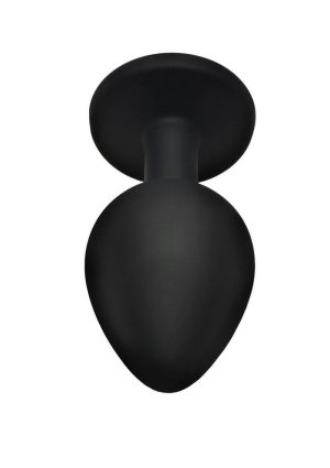Creature Cocks Green Eye Silicone Butt Plug - Medium - Black/Green