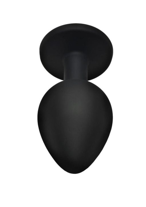 Creature Cocks Green Eye Silicone Butt Plug - Medium - Black/Green