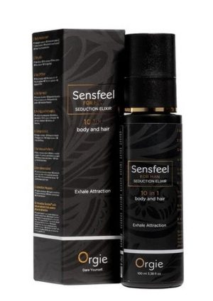 Orgie Sensfeel For Man - Seduction Elixir 10 in 1 For Body and Hair 3.38 fl oz