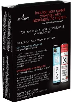 Sensuva Lips N Nips Pleasure Kit Limited Edition - Chocolate Strawberry