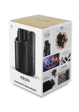 Kiiroo Keon Combo Set Rechargeable Interactive Masturbator with Feelstroker - Black