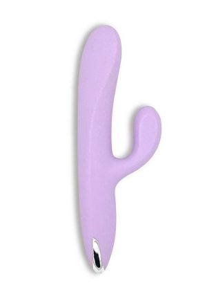 Velvet GoGo All-in-1 Thruster Rechargeable Silicone Dildo - Purple