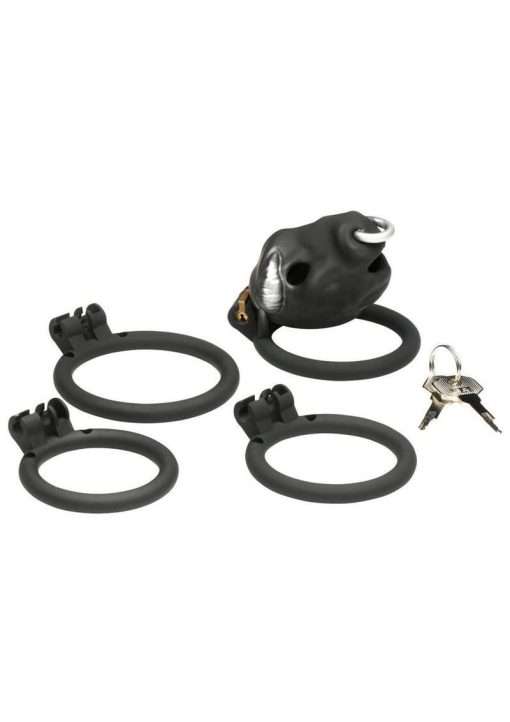 Master Series Bull Chastity Cage - Black