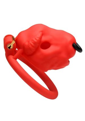 Master Series Bull Chastity Cage - Red