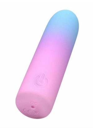 Play With Me Berry Burst Rechargeable Silicone Bullet - Multicolor