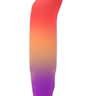 Play With Me Dolphin Dreams Rechargeable Silicone G-Spot Bullet Vibrator - Multicolor
