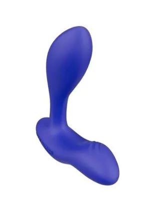 We-Vibe Vector+ Rechargeable Silicone Vibrating Prostate Massager with Remote Control - Royal Blue