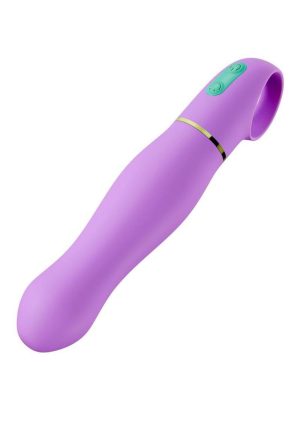 Aria Exciting AF Silicone Rechargeable Vibrator - Indigo Blue