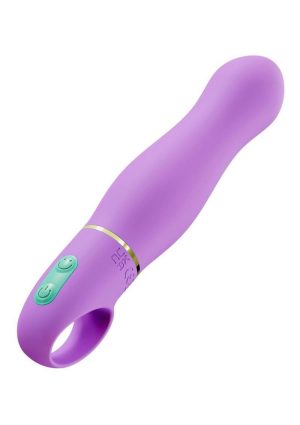 Aria Exciting AF Silicone Rechargeable Vibrator - Indigo Blue