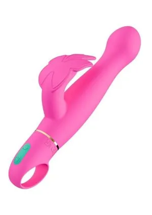 Aria Naughty AF Rechargeable Silicone Vibe - Plum