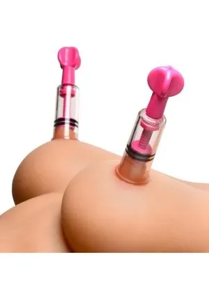 Size Matters MAXtwist Clit and Nipple Triple Sucker Set - Pink