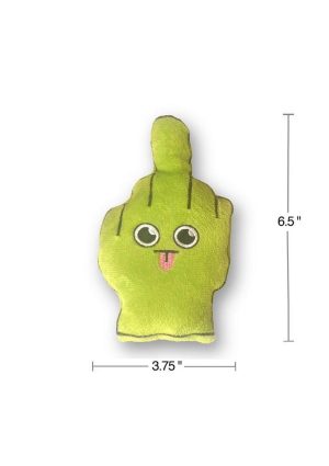 Bag of Fucks I Have to Give Plushy Pillow with 5 Fingers