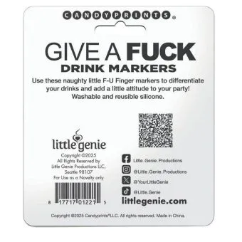 FU Finger Drink Markers