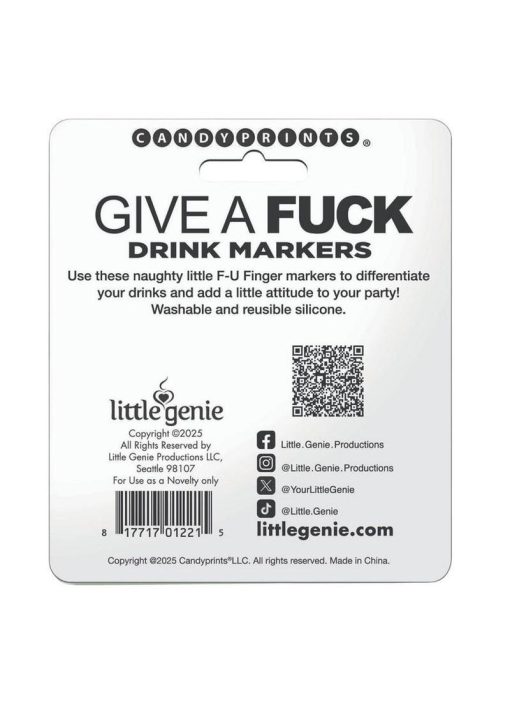 FU Finger Drink Markers