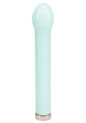 Loveline Celestia 10 Function Rechargeable Glass Bulb Tip Vibrator 6.3in - Green
