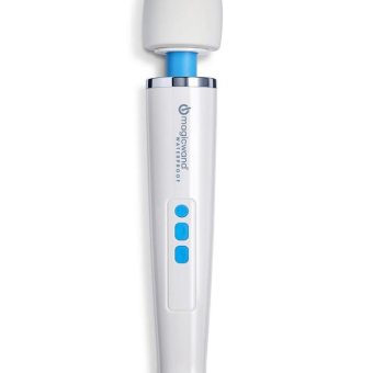 Magic Wand Plus HV-360 Waterproof Rechargeable Multispeed Vibration Massager - White/Blue