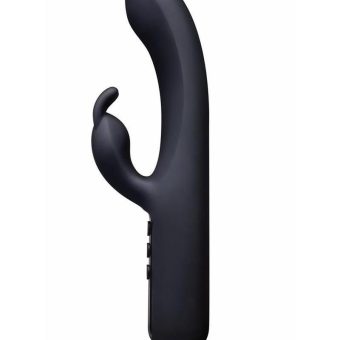 Bodywand Digi Rabbit Silicone Rechargeable Dual Stimulating Vibrator - Black