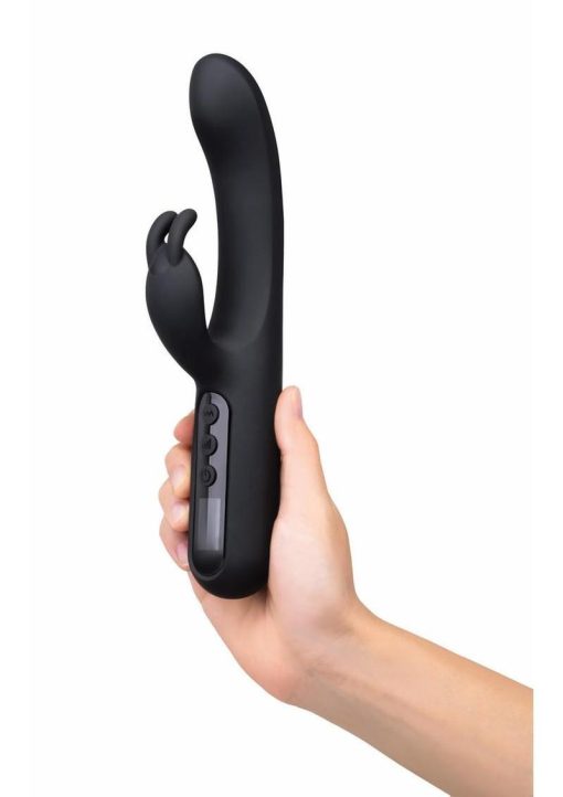 Bodywand Digi Rabbit Silicone Rechargeable Rabbit Vibrator - Black