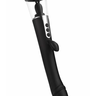 The Rabbit Company The 3 Way Rabbit Rechargeable Silicone Triple Stimulating Vibrator - Black