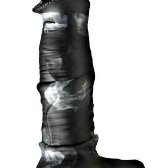 Creature Cocks Stallion Silicone Penis Extension - Black/Gray