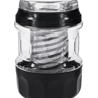 Playboy Spring Fling Rechargeable Stroker - Clear/Black