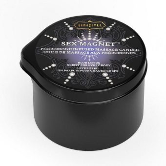 Sex Magnet Pheromone Massage Candle with Pour Spout - Small - Blue Lotus