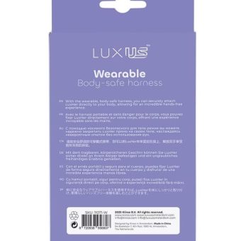 LuxUs Harness - Pink/White