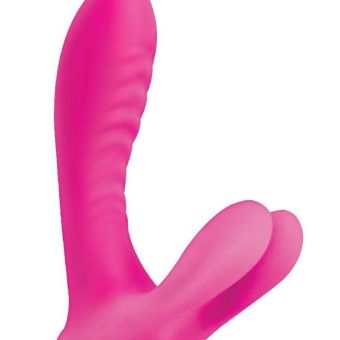 The Royal Bunny Heat Rechargeable Silicone Warming G-Spot Vibrator - Pink