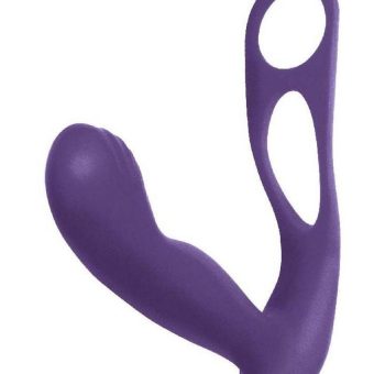 The Royal P-Spot Massager Rechargeable Silicone Prostate Stimulator - Purple