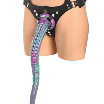 Creature Cocks Tenta Harness with Silicone Dildo - Multicolor