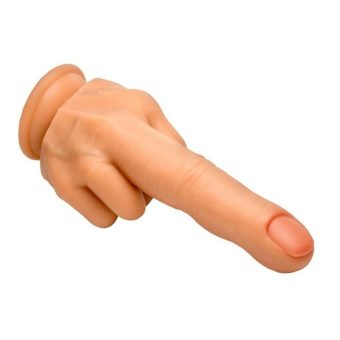 Master Series Finger Silicone Dildo - Vanilla