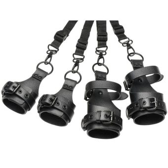 Master Series All Access Bed Restraint Kit - Black